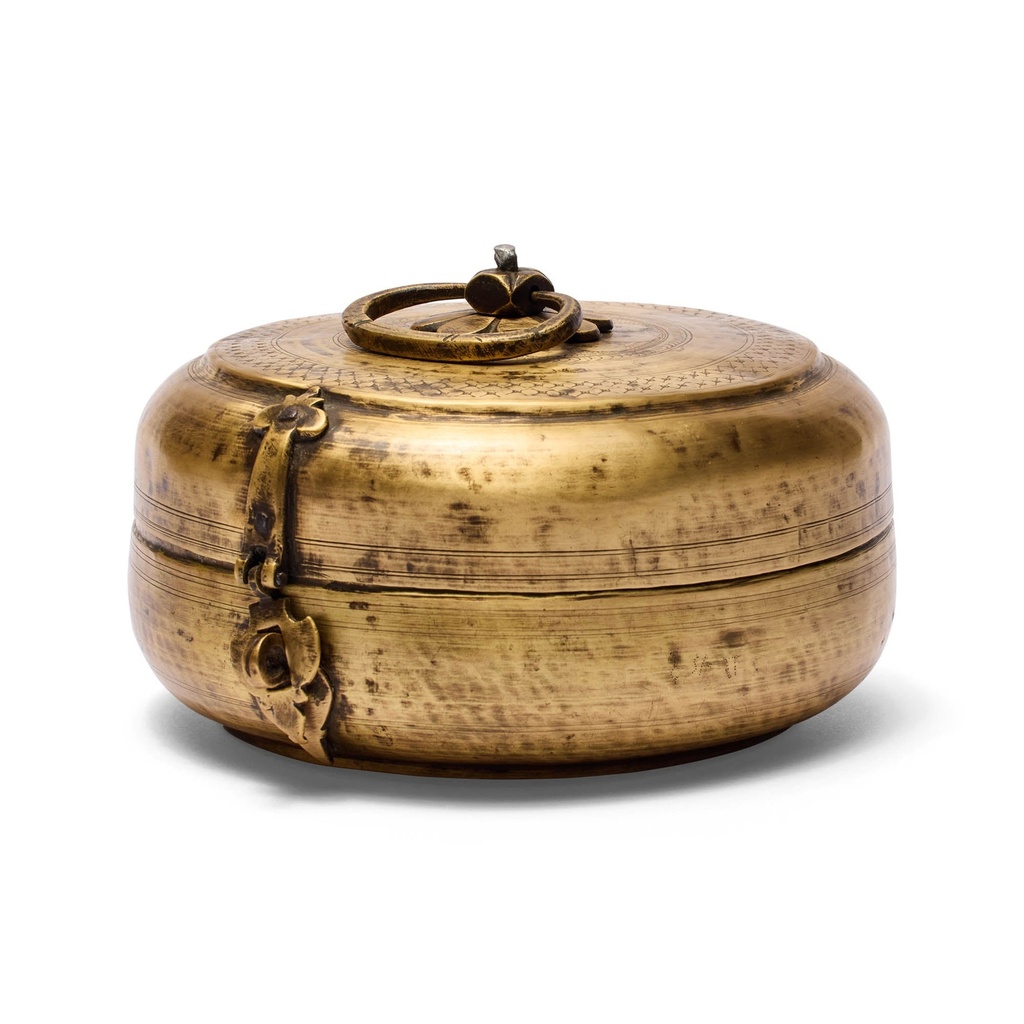 [I389] Katordan Brass Chapati Box