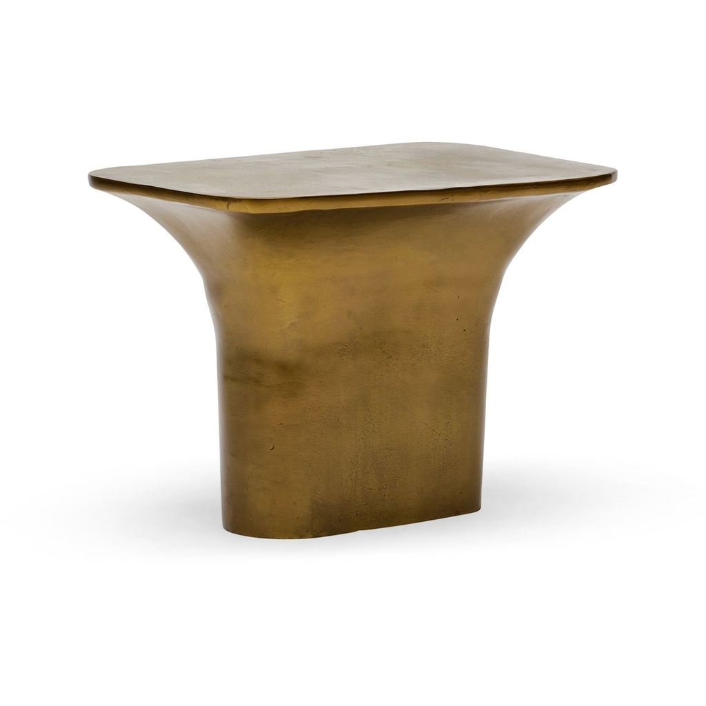 [I557] Lucent Side Table Gold