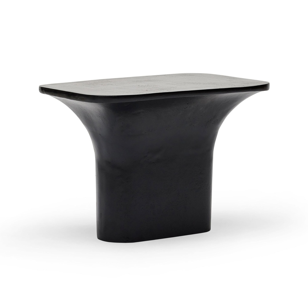 [I558] Lucent Side Table Black
