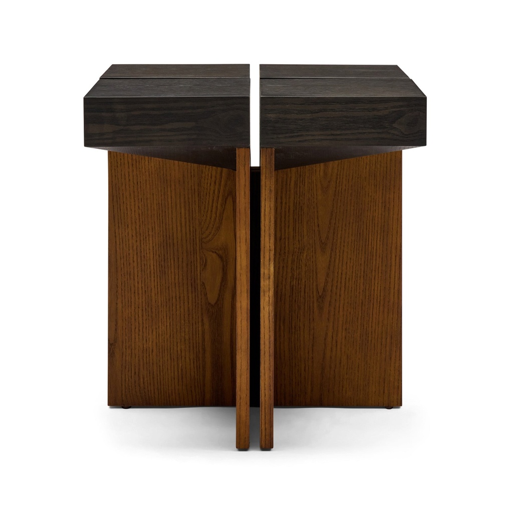 [I621] Tama Side Table Chocolate