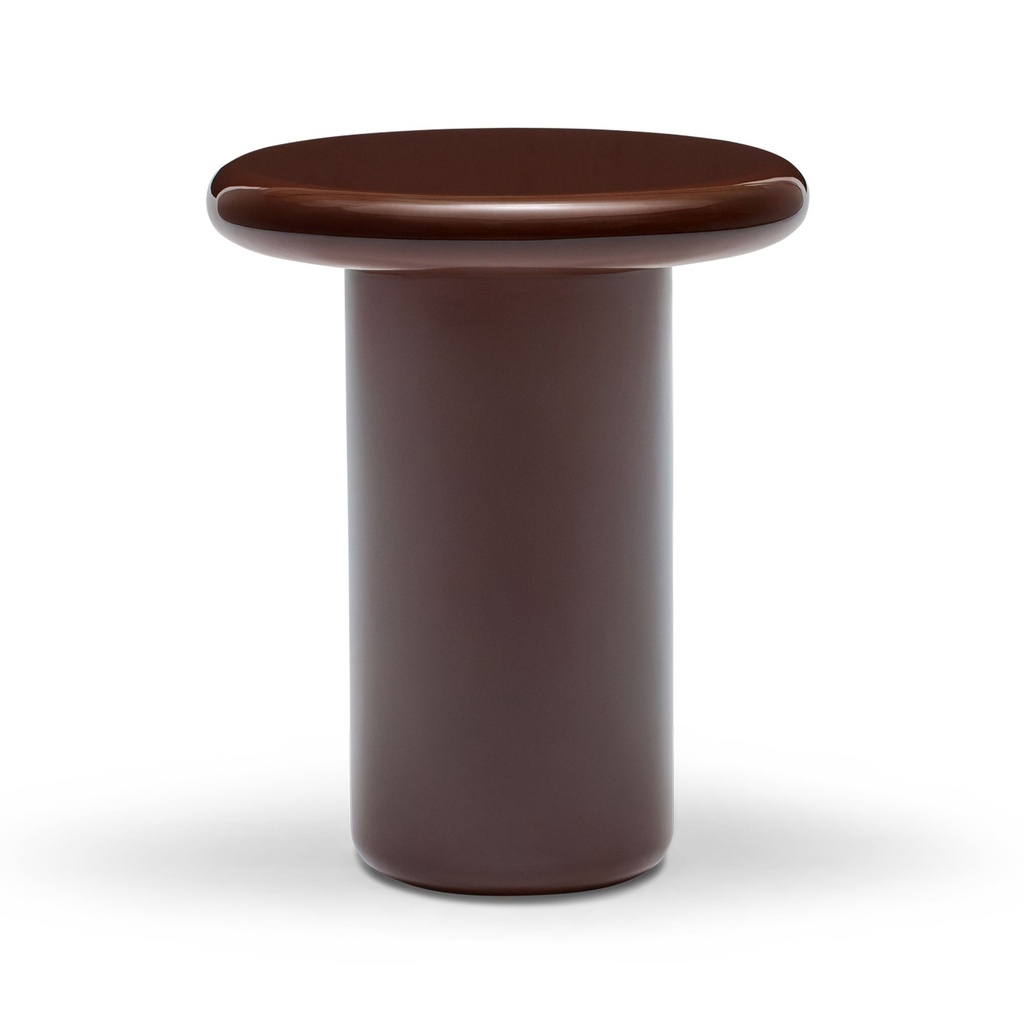 [I627] Fleur Side Table Coffee Gloss