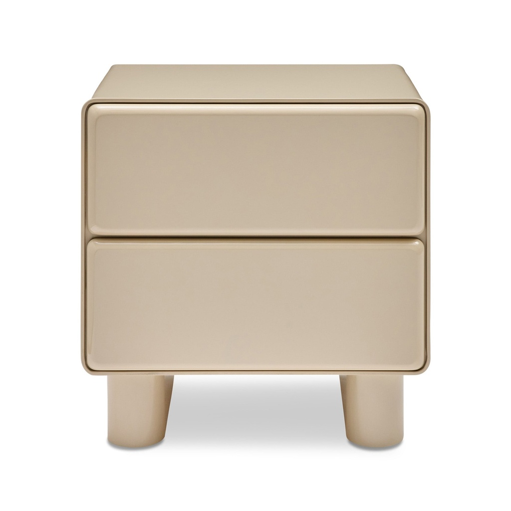 [I632] Brae Bedside Beige Gloss