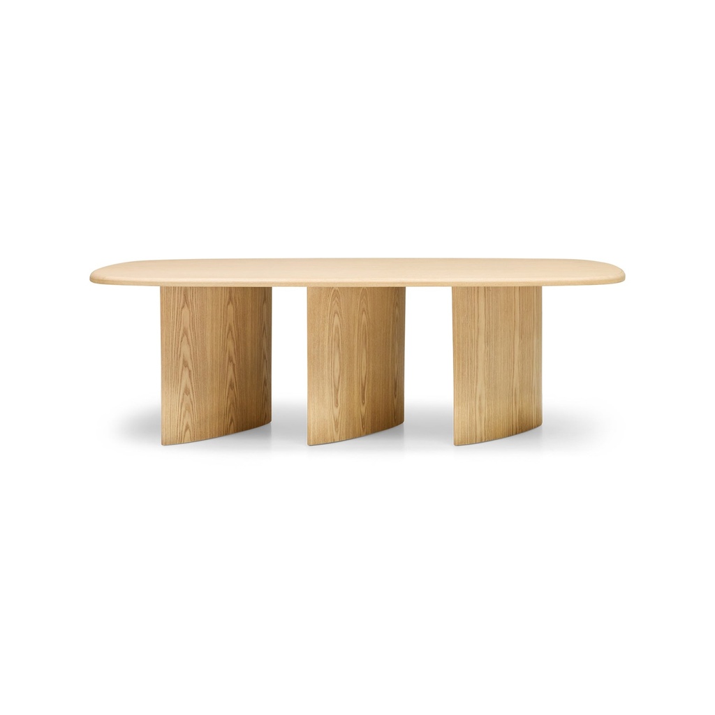 [I794] Halo Dining Table Natural Ash