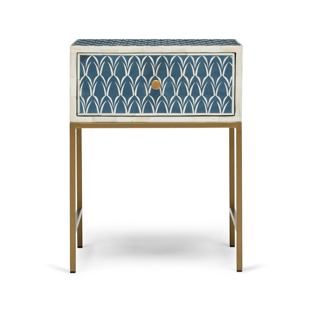 [I907] Zephyr Bone Inlay Bedside
