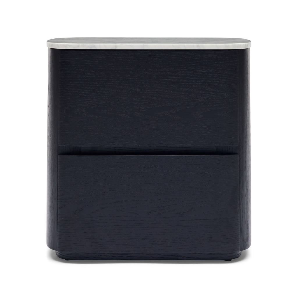 [I991] Alza Bedside Black Carrara Marble