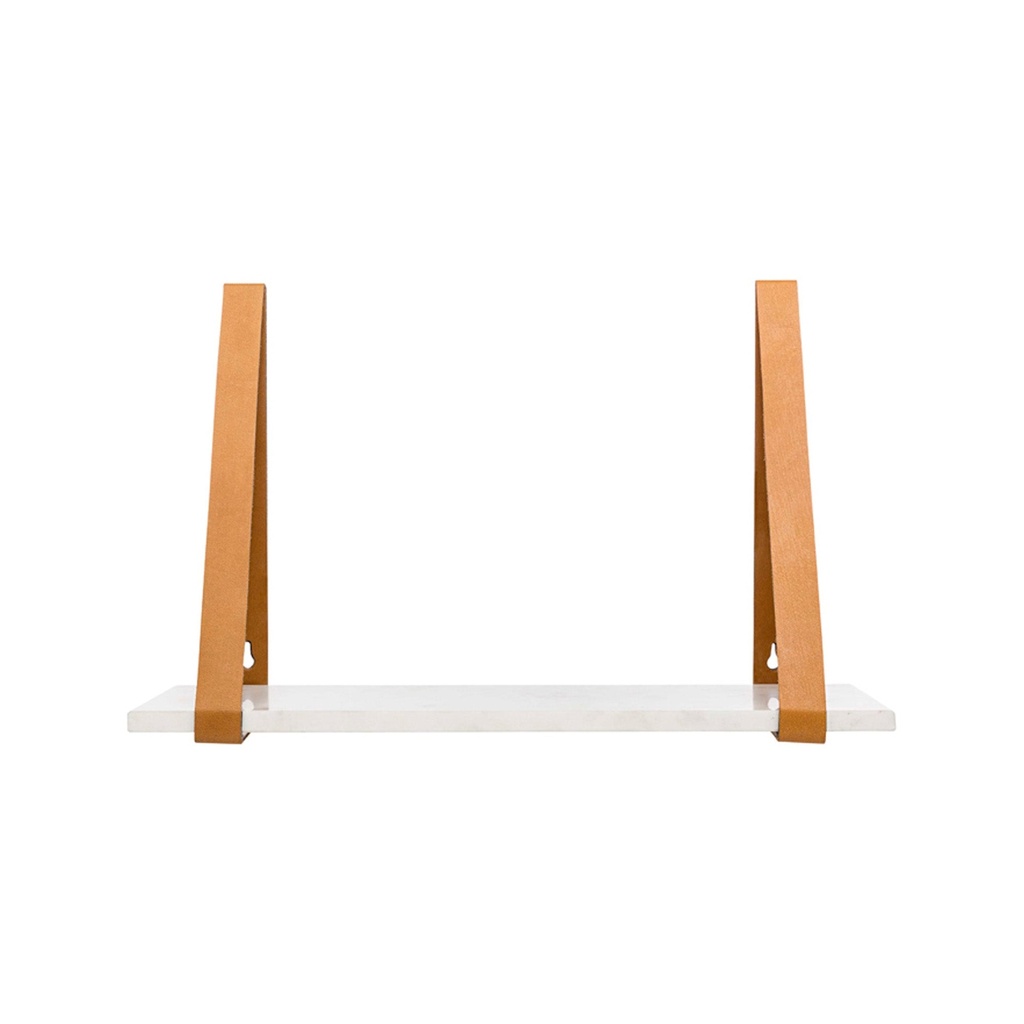 [L227] Ellery Marble Shelf Tan Small