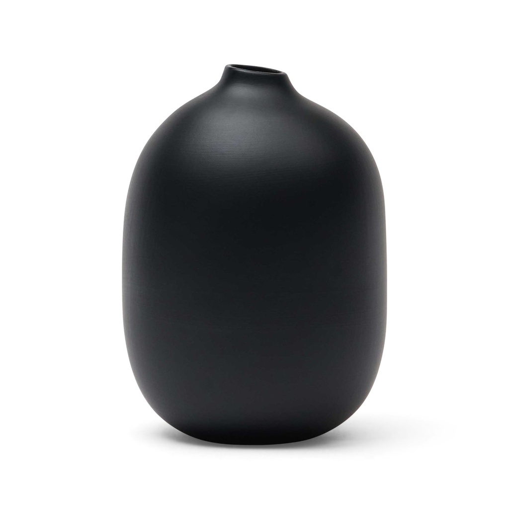 [L237] Taro Vase Black Medium