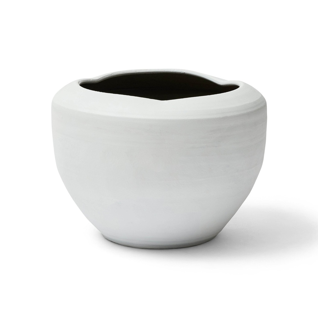 [L398] Hudson Pot Small White