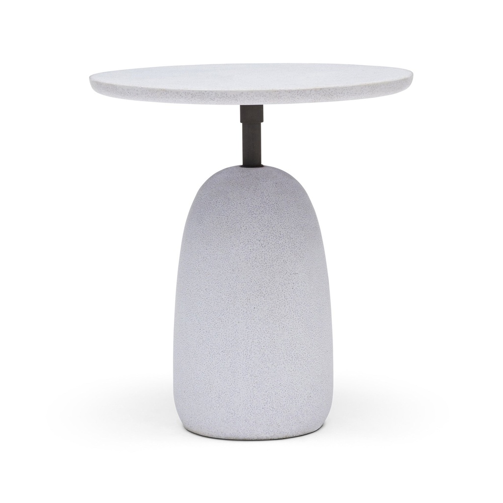 [L408] Kellan Outdoor Side Table White