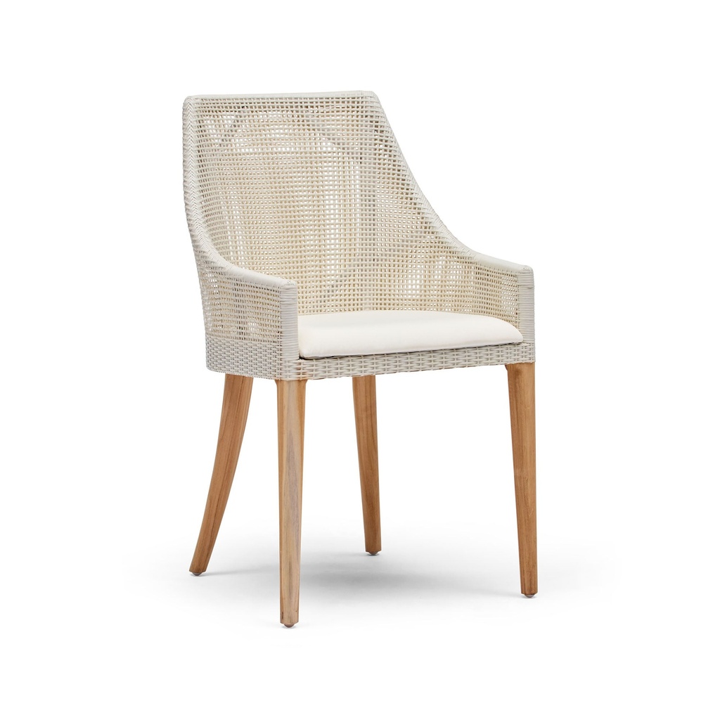 [L478] Remi Outdoor Dining Chair White
