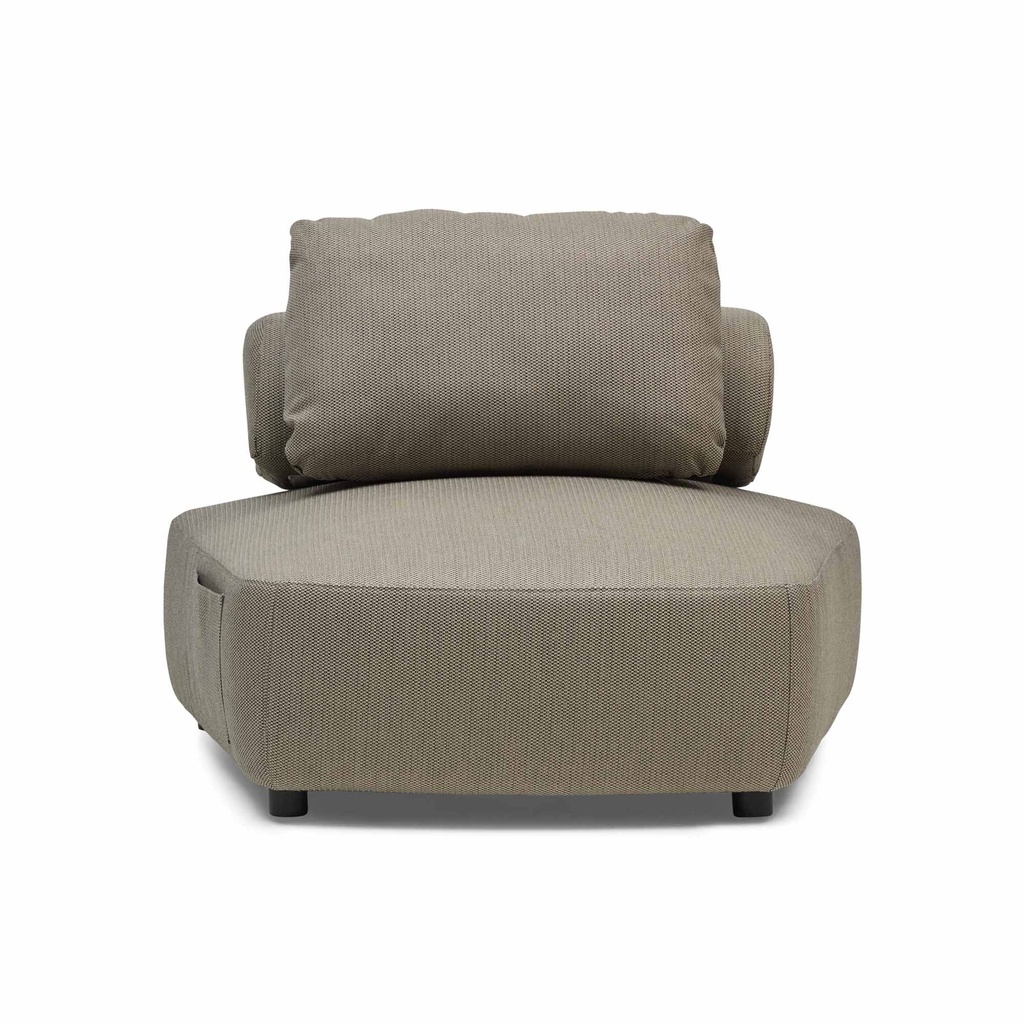 [L487] Dune Outdoor Sofa Chair Taupe