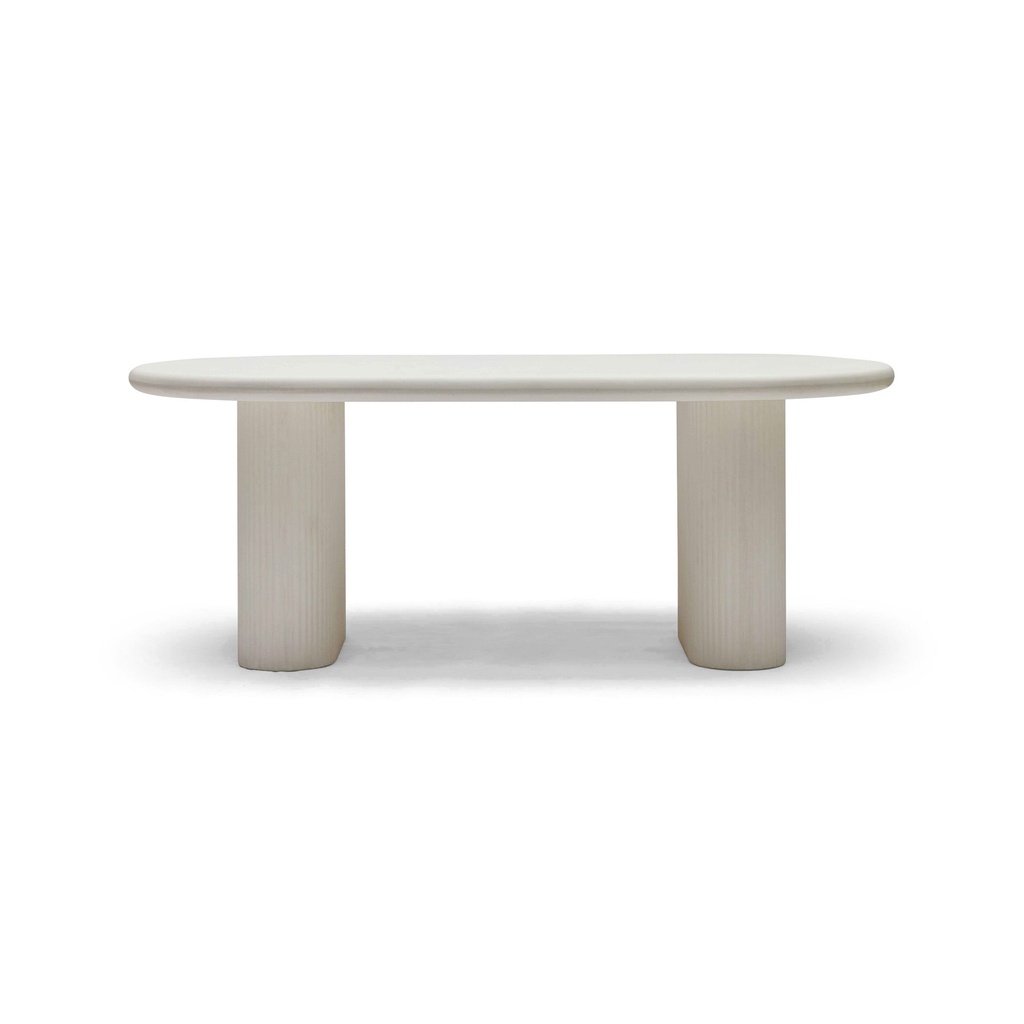 [L496] Hera Oval Outdoor Dining Table