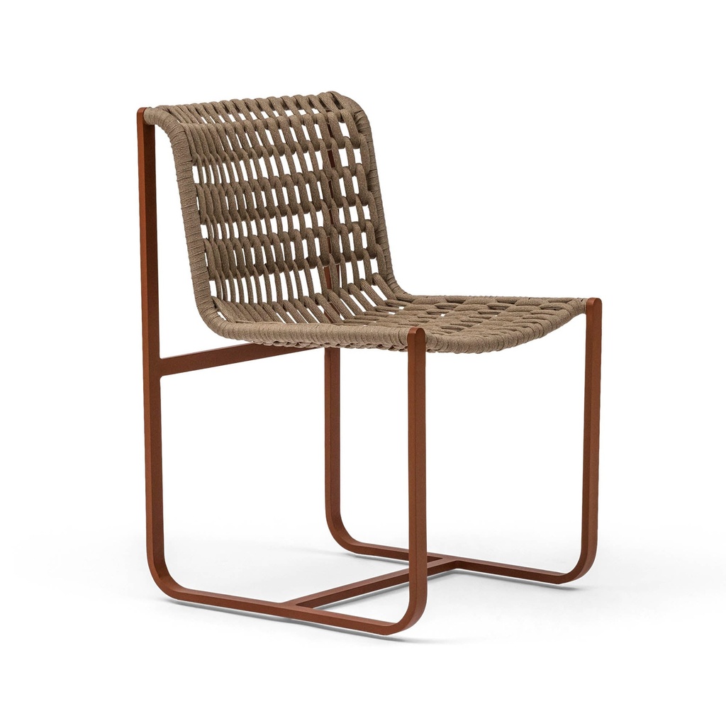 [L522] Paros Outdoor Dining Chair Russet