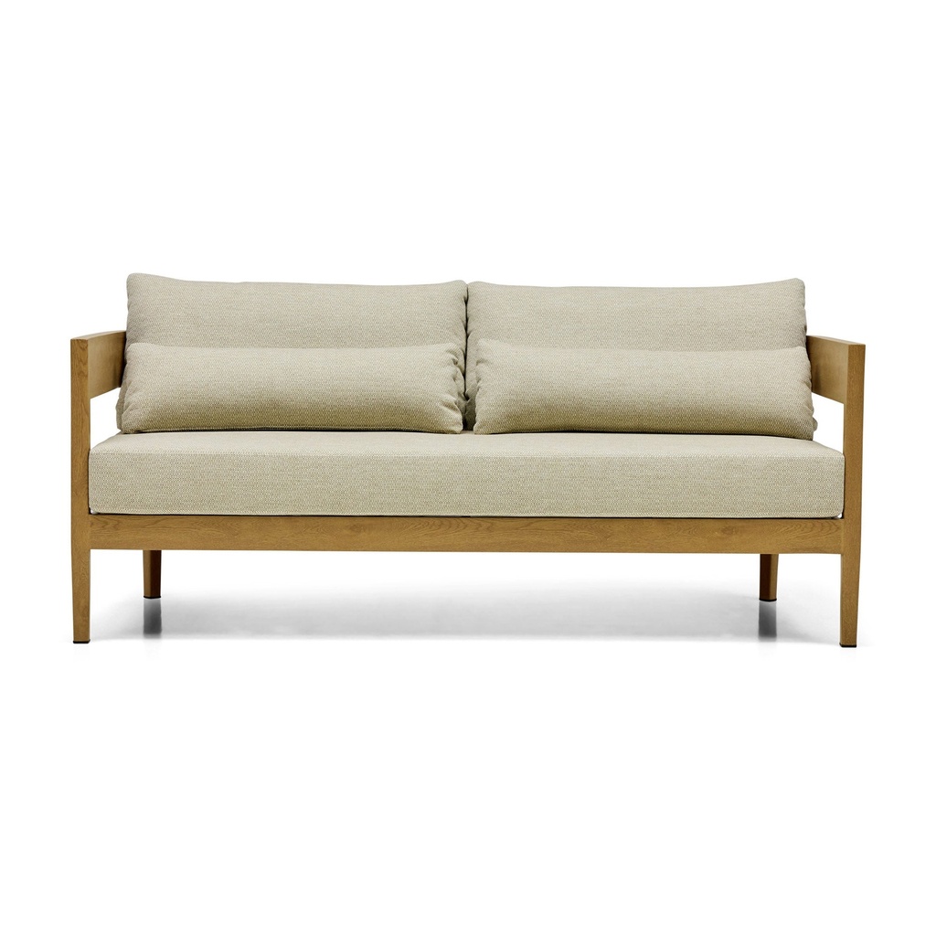 [L532] Sorrento Outdoor Sofa Natural & Soft Burlap