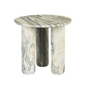 Atlas Orbit Side Table - Marine Marble