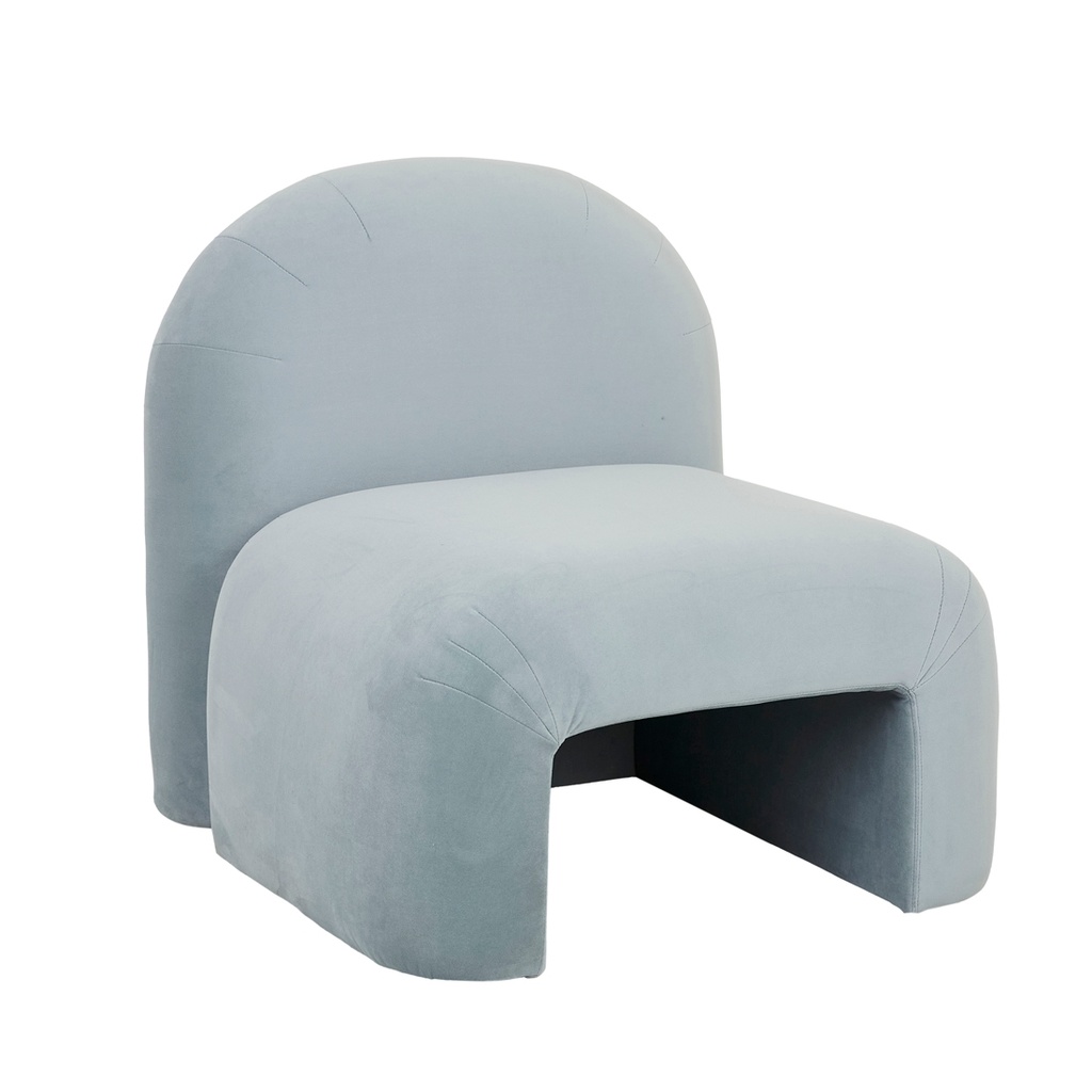 [ALVA-OCCASIONAL-CHAIR-CELESTE-VELVET-CH-ALVA-OCC] Alva Occasional Chair - Celeste Velvet