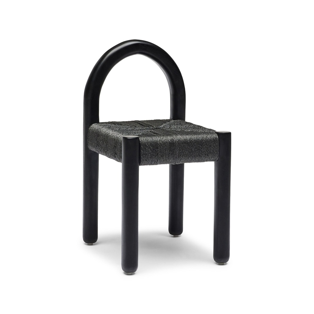 [SA109] Outdoor Chair Woven Black Sample A