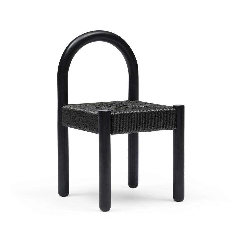 [SA177] Outdoor Chair Woven Black Sample B