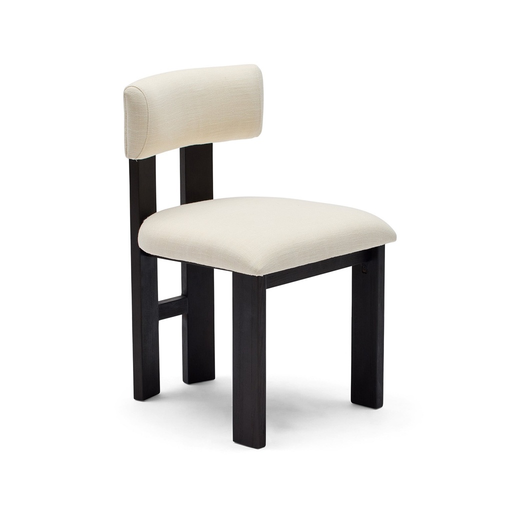 [SA404] Tolv Dining Chair Soft Alabaster Walnut Sample