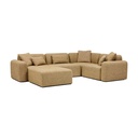 Paige Modular Sofa Dijon 4 Seat Cnr w ottoman SAMPLE