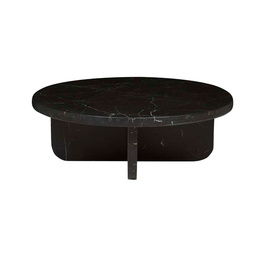 [AMARA-CURVE-COFFEE-TABLE-MATT-BLACK-MARBLE-CTO-AMAR-CRV] Amara Curve Coffee Table - Matt Black Marble