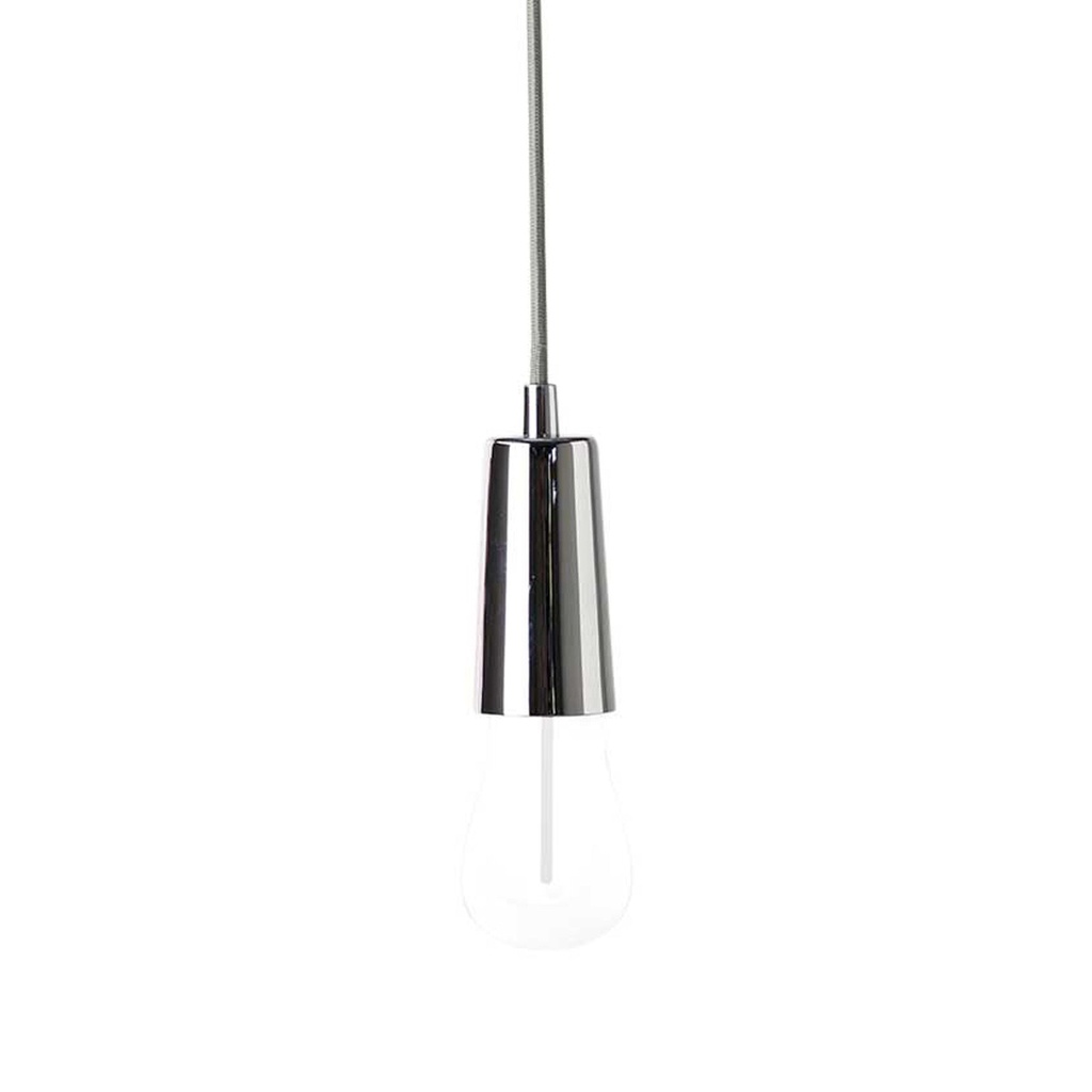 [V512] Stilla Drop Cap Chrome E27