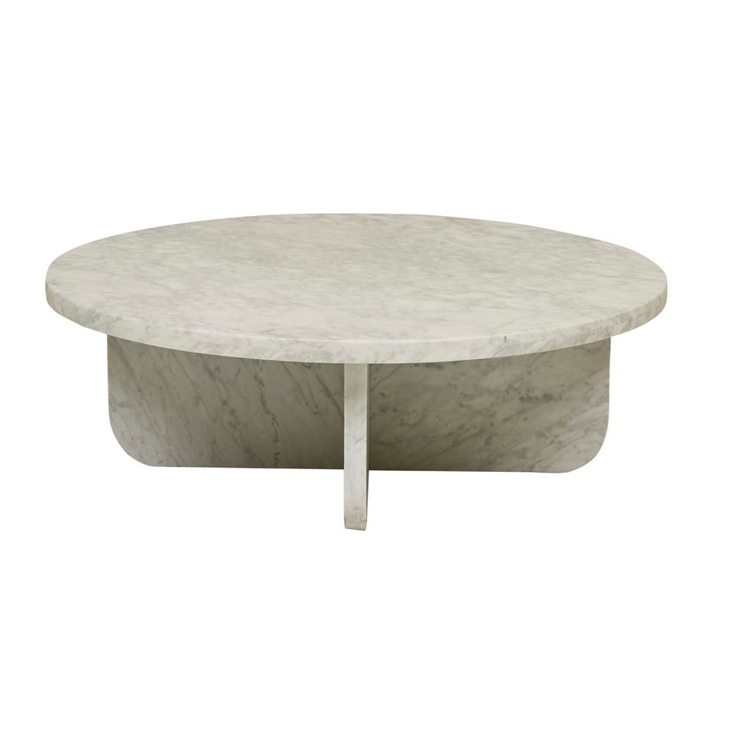 [AMARA-CURVE-COFFEE-TABLE-MATT-WHITE-MARBLE-CTO-AMAR-CRV] Amara Curve Coffee Table - Matt White Marble