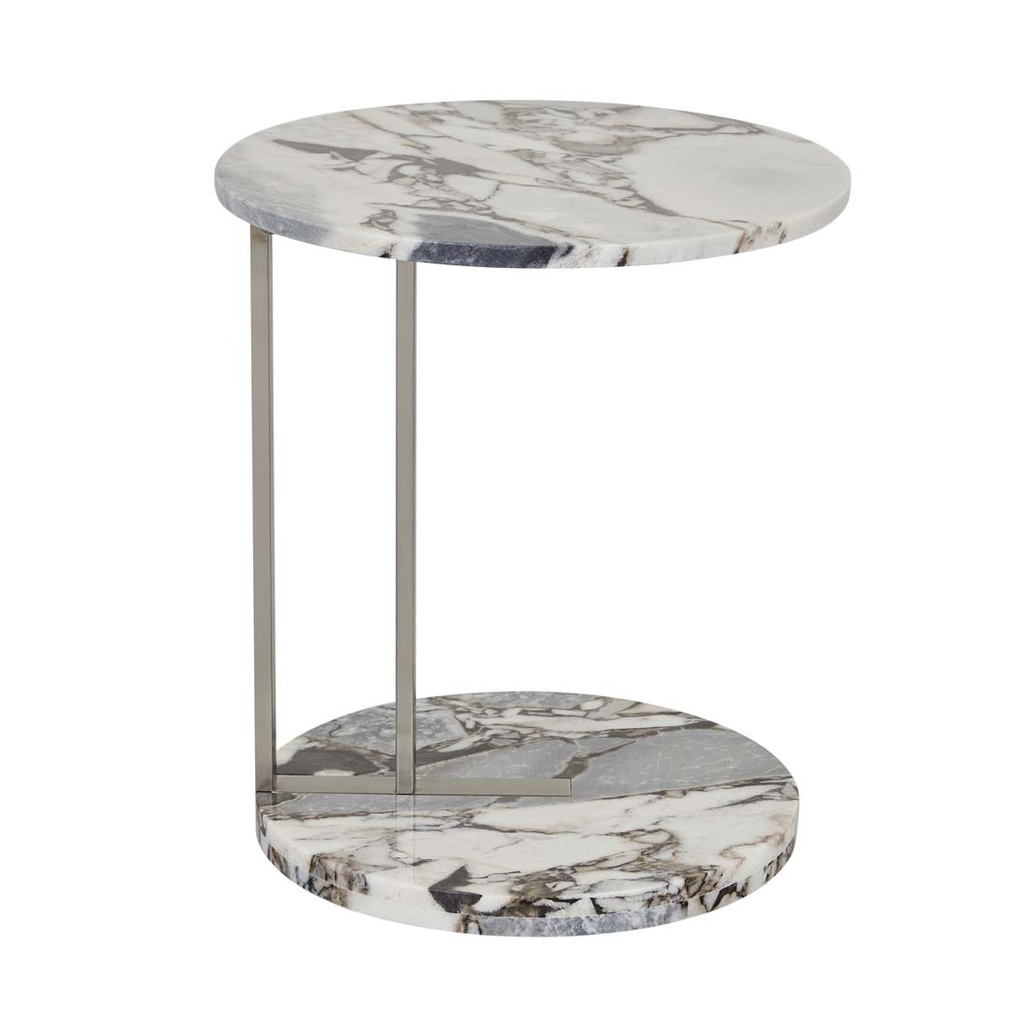 [AMARA-LINEAR-SIDE-TABLE-NATURAL-OCEAN-MARBLE-LTO-AMAR-LIN] Amara Linear Side Table - Natural Ocean Marble