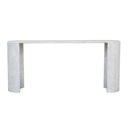 Amara Moon Console - White Marble