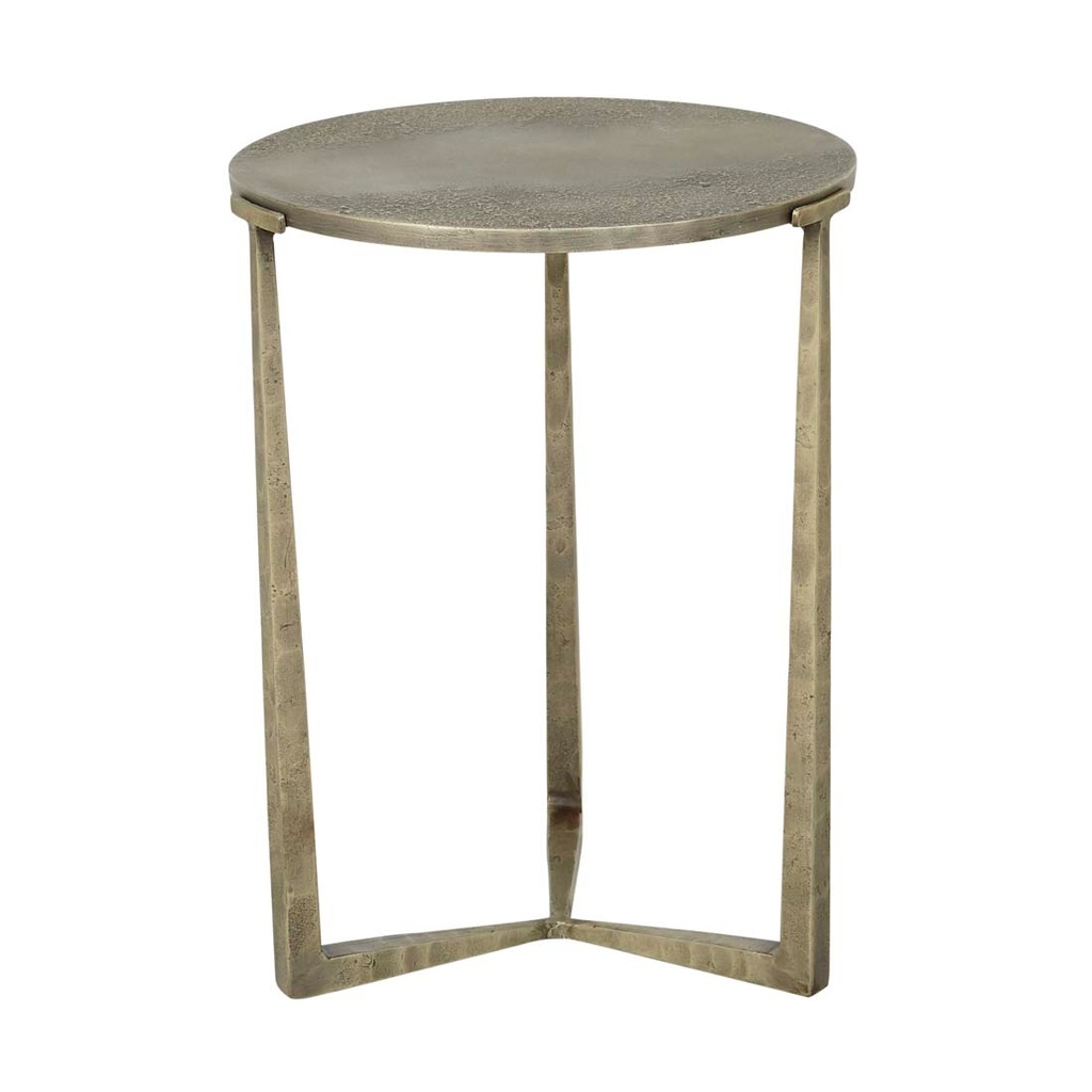 [AMELIE-AURA-SIDE-TABLE-ANTIQUE-BRASS-LTO-AMEL-AURA] Amelie Aura Side Table - Antique Brass