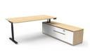 Focus Round Executive Desk & Cabinet