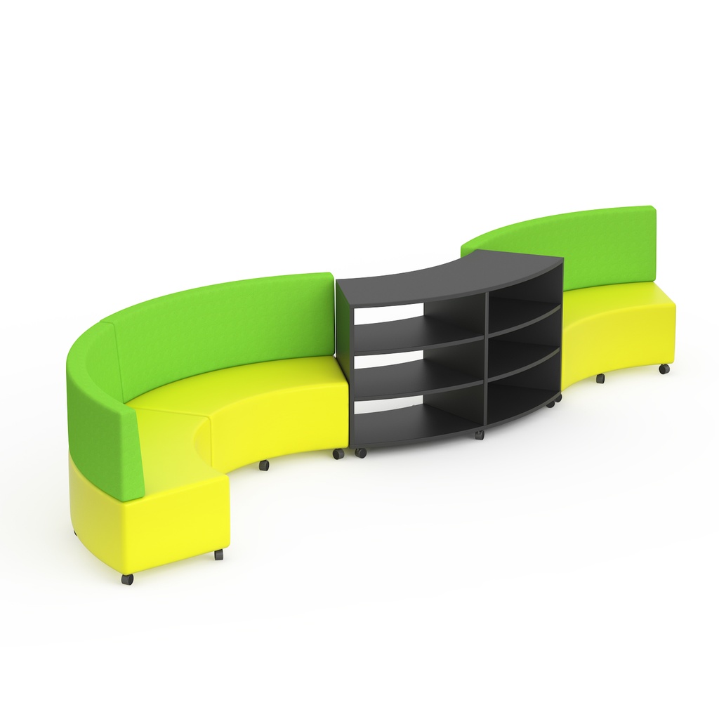 [twister-lounge-and-bookshelf-modular] Twister Lounge and Bookshelf Modular