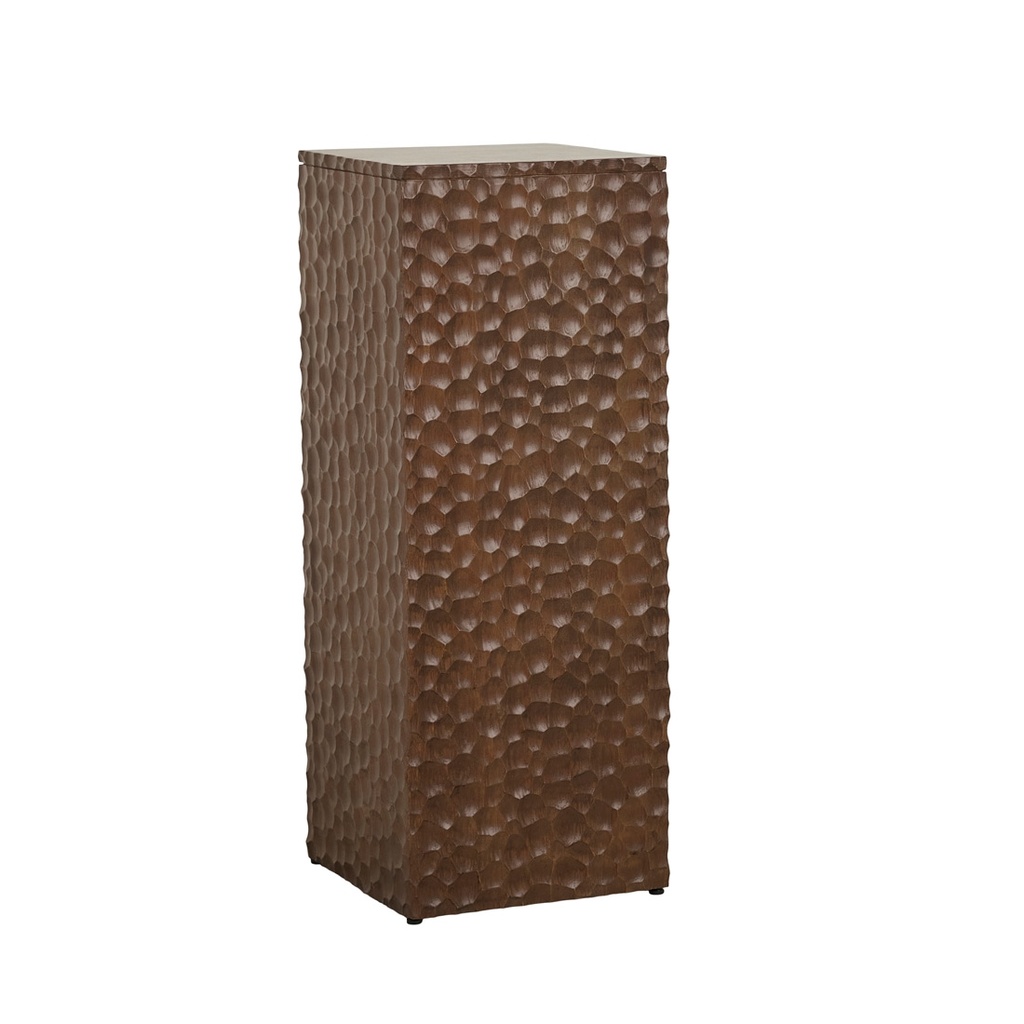[ANDES-BLOCK-PLINTH-MOCHA-OAK-DEC-AND-BLO-PLI] Andes Block Plinth - Mocha Oak