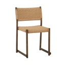 Anton Dining Chair - Natural Papercord - Chocolate Oak