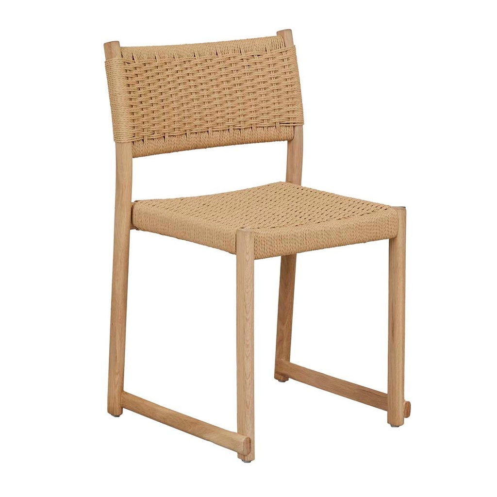 [ANTON-DINING-CHAIR-NATURAL-PAPERCORD-LIGHT-OAK-CH-ANTON-LIGHT-OAK] Anton Dining Chair - Natural Papercord - Light Oak