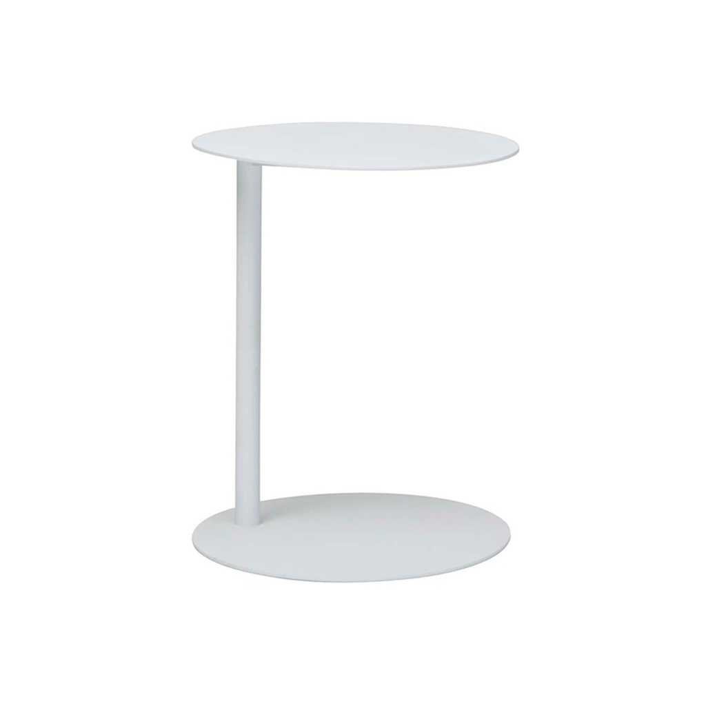 [APERTO-ALI-ROUND-SIDE-TABLES-WHITE-LTO-APER-X] Aperto Ali Round Side Table - White