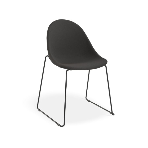 [pebble-chair-sled-base] Pebble Chair (Sled Base)