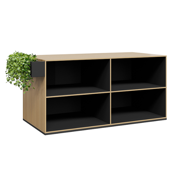 [grid-line-planner-bench] Grid Line Planter Bench