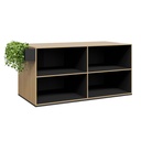 Grid Line Planter Bench