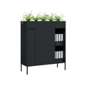 Sliding Door Planter Storage