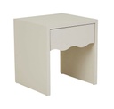 Artie Wave Bedside - Bone