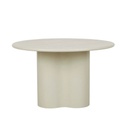 Artie Wave Dining Tables - Putty