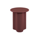 Artie Wave Side Table - Merlot