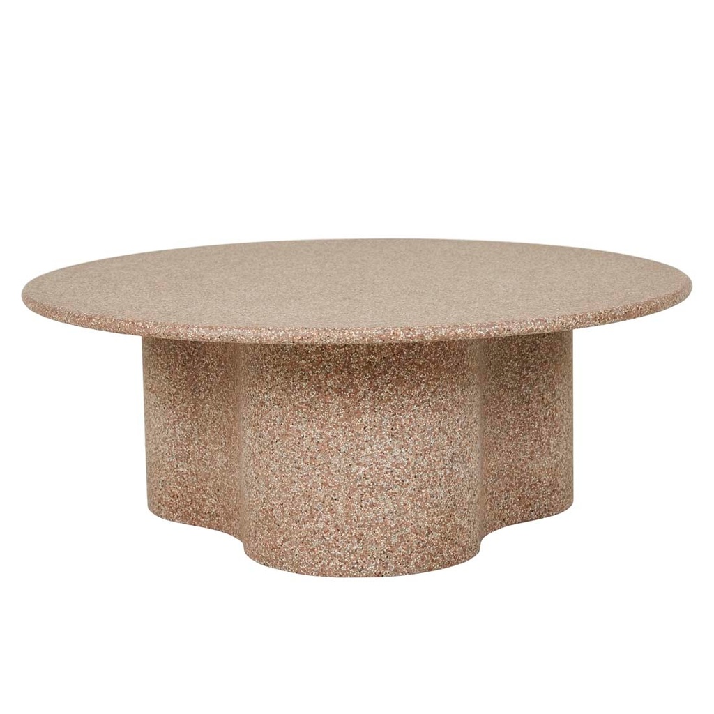 [ARTIE-OUTDOOR-WAVE-COFFEE-TABLE-TERRACOTTA-SPECKLE-CTO-ART-OUT-WAV] Artie Outdoor Wave Coffee Table - Terracotta Speckle