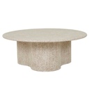 Artie Outdoor Wave Coffee Table - Warm Sand