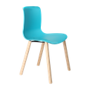 Aaliyah Wooden Leg Chair