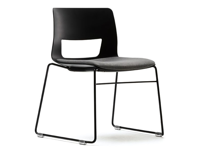 [button-sled-base-chair] Button Sled Base Chair