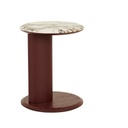 Rudy Marble Side Table - Matt Ocean Marble - Shiraz