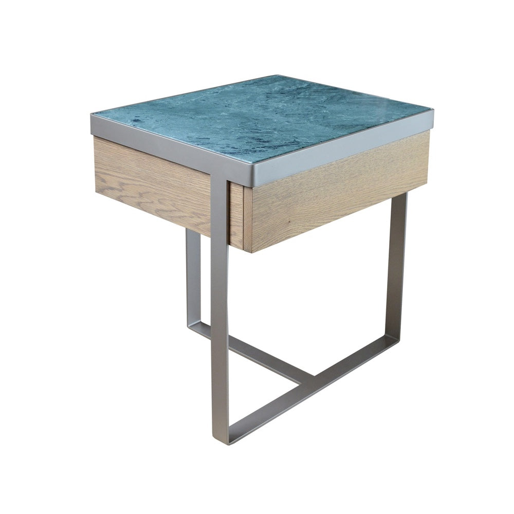 [7340045598960] Iroko Bedside Table