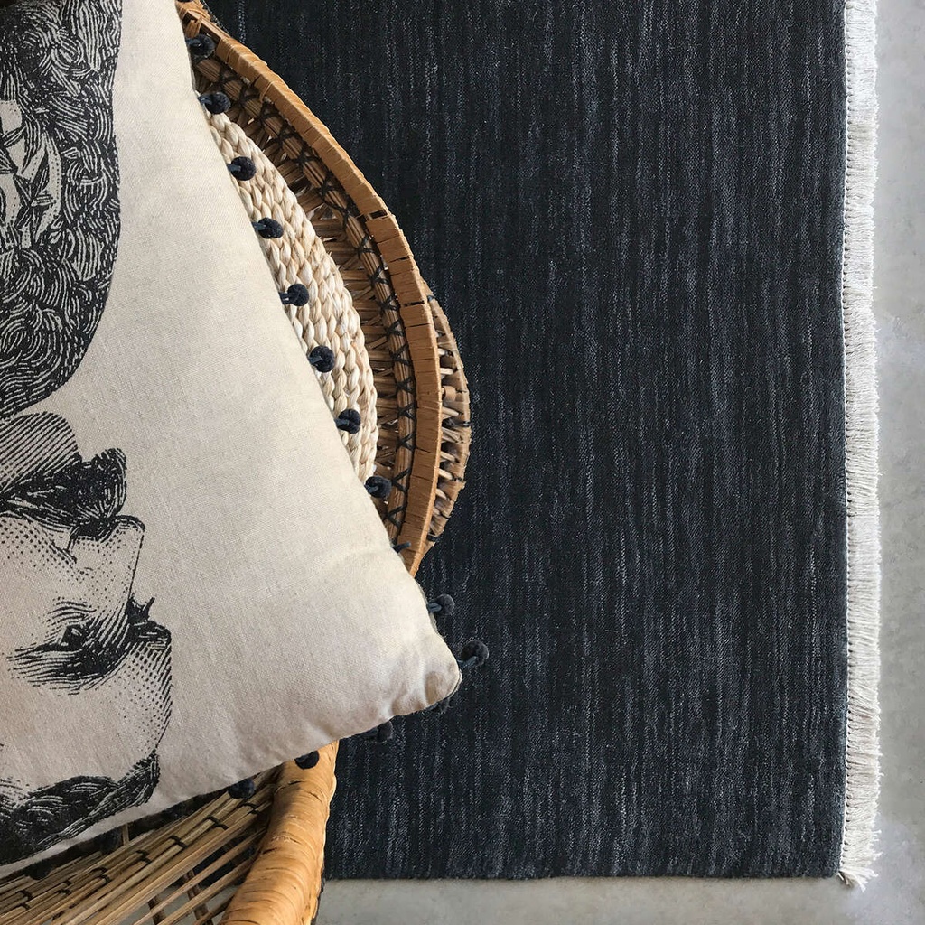 [7657150284016] Sencillo Rug Black